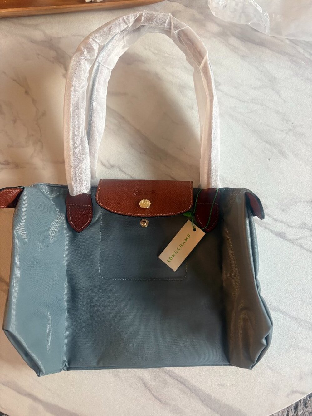 Longchamp Steel Grey Women's Tote Bag
